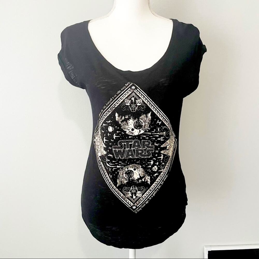 Rock & Republic Star Wars black darth Vader tee XS